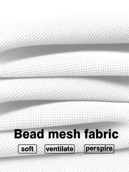 3pcs Men'S Polo Shirt Set Breathable Moisture-Wicking Wrinkle-Resistant & Quick-Dry Business Classic Style Men's Christmas Gifts