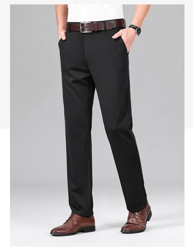 i Mens Stretch Golf Pants Business Casual Dress Pants Regular Fit Straight Leg Work Trousers