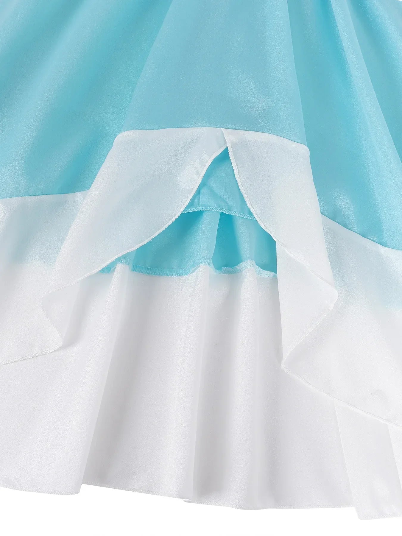 Rosalina Dress Girls Peach Cosplay Kids Party Princess Costume Birthday Blue Dresses Children Clothing