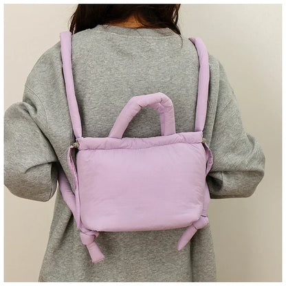 Colorful Nylon Small Square Shoulder and Crossbody Bags Super Cool Simple Versatile Handbags for Women 2024 Casual Hot Sale