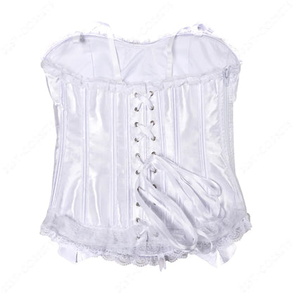 Women Corset Top With Straps Bustier Pink Lace Corset Overbust Tank Tops Thin Straps Sexy Green Corset for Women