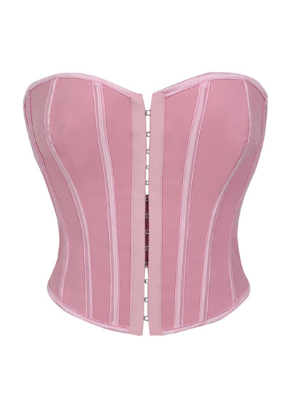 Button down corset for Halloween women is shaping top with a tie at the back