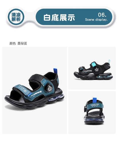 Summer New Air Cushion Sandals Children's Sports and Leisure Shoes Teenagers and Children Outdoor Water Beach Quick Drying Shoes