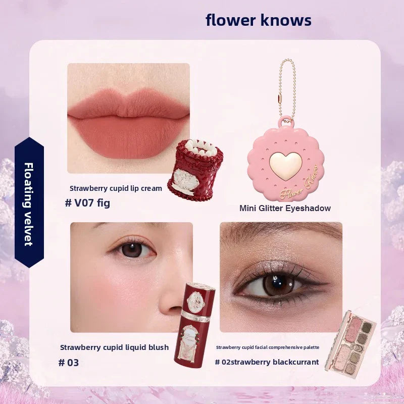 Makeup Sets Little Angel Bunny Garden Lip Glaze Blush Shell Jewelry Birthday Gift Kit De