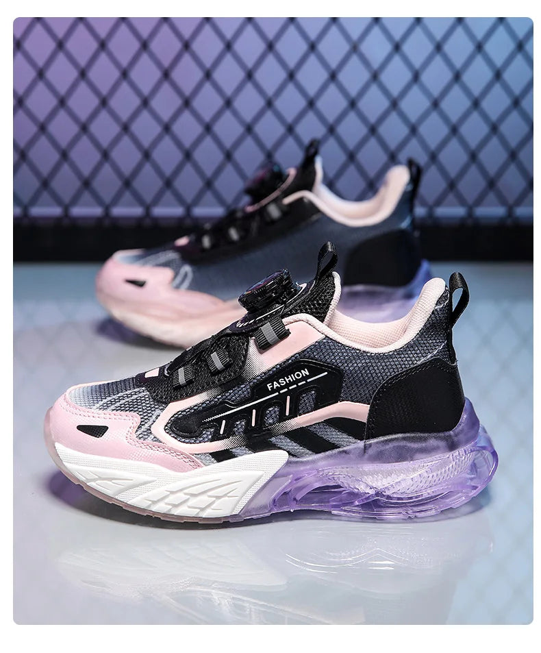 New Children Casual Shoes Four Seasons Kids Mesh Sneaker Non-slip Basketball Sports Shoes Boys Girls Sneaker Outdoor Shoes