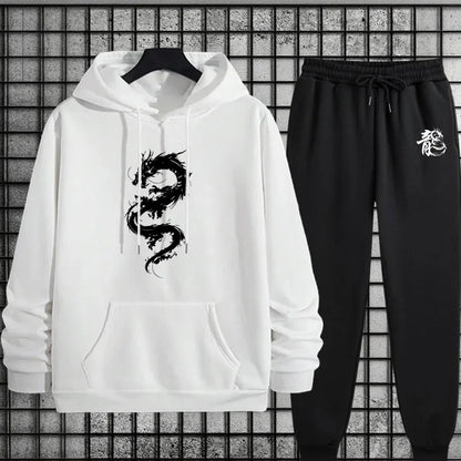 Outdoor Daily Sports Comfortable Quality 2026 Spring Hot Sales Casual Men's Hooded Tracksuit Single Sweatshirts And Sweatpants