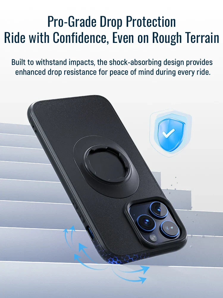 Case for iPhone 17/16/15/14/13/12/11 Pro/Max fit Phone Holder Mount with Lock-in Design
