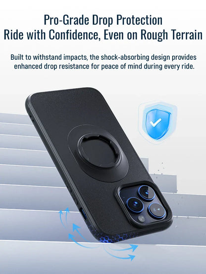 Case for iPhone 17/16/15/14/13/12/11 Pro/Max fit Phone Holder Mount with Lock-in Design