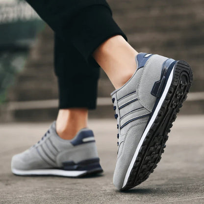 Tênis Masculino de Couro de Alta Qualidade Calçados Casuais Outono 2024 Novo Tênis Masculino Respirável Calçados Masculinos Tênis Masculino Plano Zapatillas Hombre