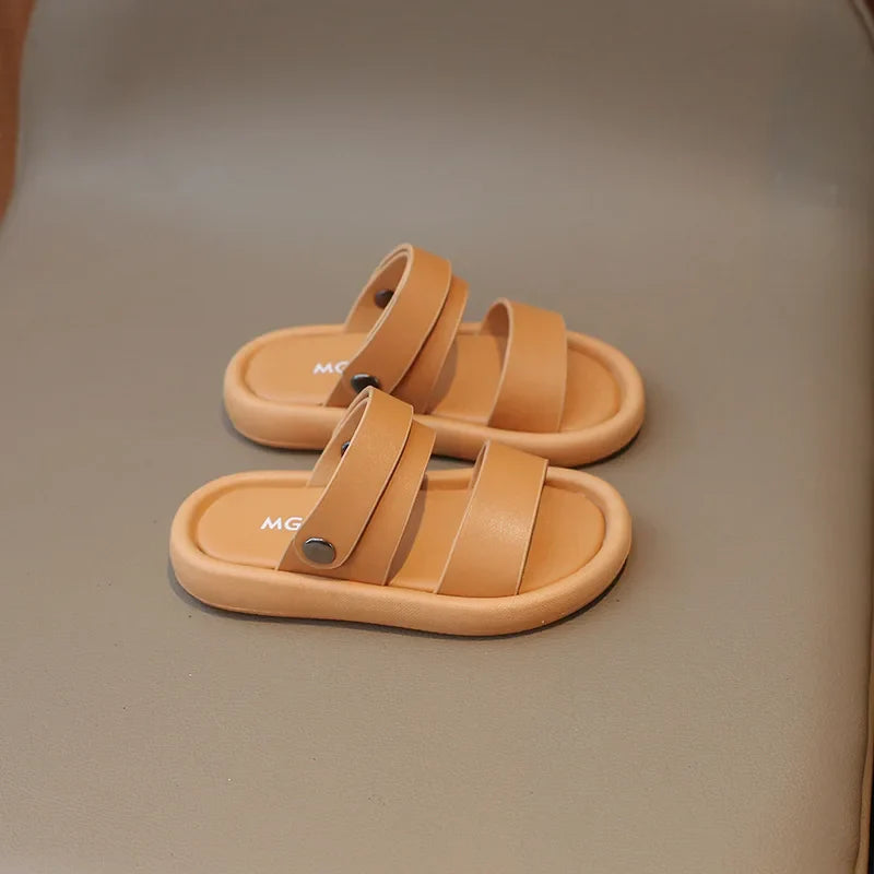 Children's Sandals 2026 Summer New Style Beach Shoes Soft Bottom Boys' Shoes Trendy Casual Wear Ideal for Outdoor Activities