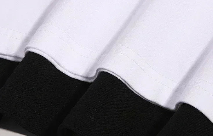 Printing T-Shirt Summer Men's Street Hip Hop Loose Casual Street Trend Short Sleeve Top
