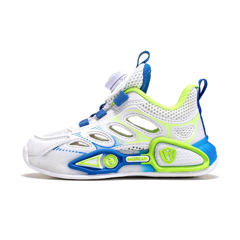 Children Sports Shoes Summer New Hollow Mesh Breathable Fashion Flat Bottom Anti Slip Student Daily Wear Comfort Casual Shoes