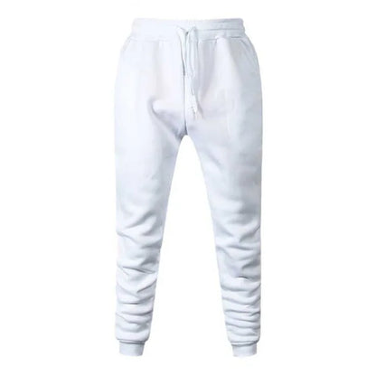 Autumn and winter Men Warm Casual Pants Fitness Sportswear Tracksuit Bottoms    Trousers Black Gyms Jogger Pants