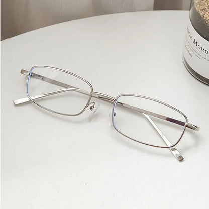 Fashion Small Rectangle Sunglasses Men Women Vintage Square Driving Sun Glasses Luxury Brand Metal Frame Eyewear