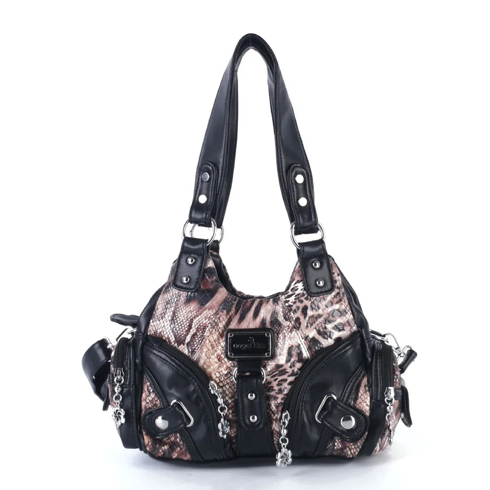 Women Handbags Soft Tote Bag Small Top-handle Fashion Satchel Multi-Pockets Crossbody Shoulder Bag Hobos Phone Pack