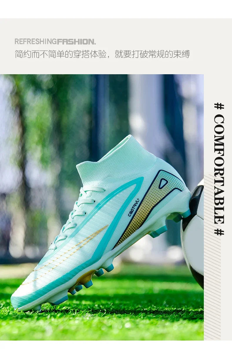 New Men Football Boots Professional Ultralight Match Grass Futsal Soccer Shoes Cleats Women Unisex High-quality TF/FG Sneakers