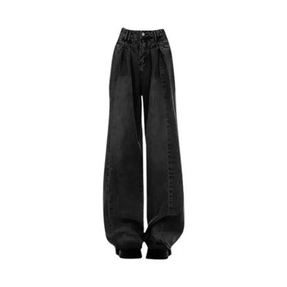 Women's Petite Plus Size Draped Trousers Slimming Leggings With Bell Bottoms