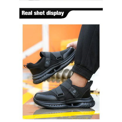 Lightweight Breathable Labor Protection Shoes Are Lightweight Anti Smashing Anti Puncture for Men A Must-have for Lazy People