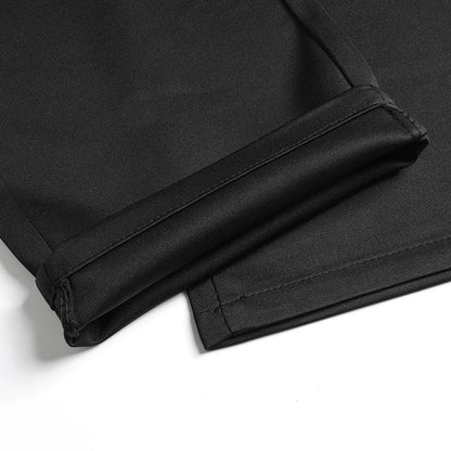 29-42 Men's Summer Pants Thin Straight Stretch Casual Pants with No Trace No Ironing Fabric Silky and Cool Feeling