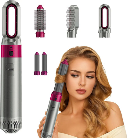 Multi-Functional 5-In-1 Curling And Straightening Comb Hair Accessories Styling Tools And Equipment Hair Dryer For Dyso Gift