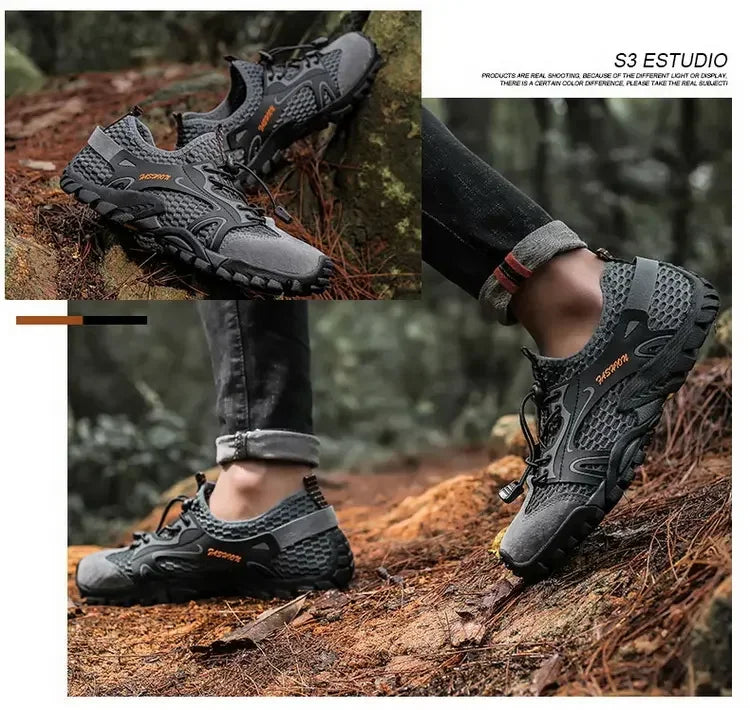 Wear-resistant Shoes for Men Hiking Shoes Jogging Trekking Sneakers Fast Zapatos Outdoor Hombre Invierno Outdoor Anti-slip