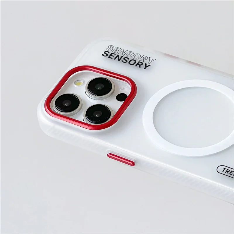 For Magsafe Wireless Charge Cases For iPhone 16 13 12 14 15 Pro Max Matte Magnetic