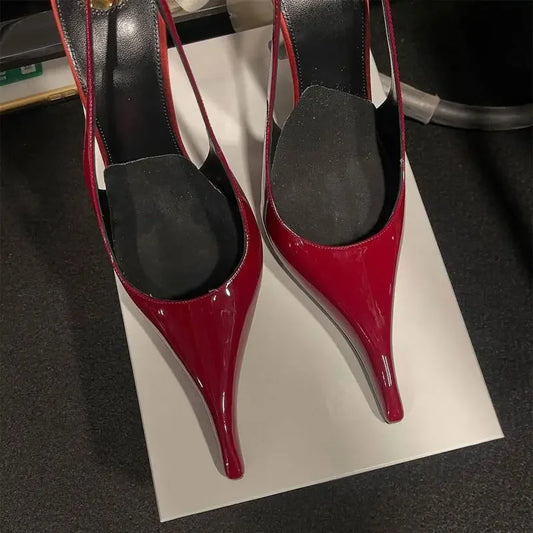New Fashion Pointed High-heel 10.5 cm Women's Sandals Summer Women Shoes Sandalias De Mujer Shoes for Women Size 34-43
