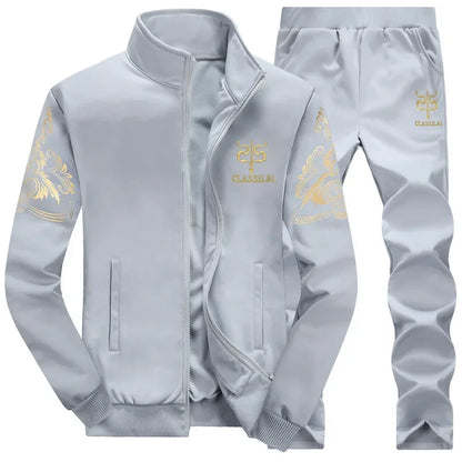 2023 Spring Autumn Marshmallow Men's Sports Suit Casual Long Sleeve Baseball Jersey Jacket Student Fitness Sweatshirt