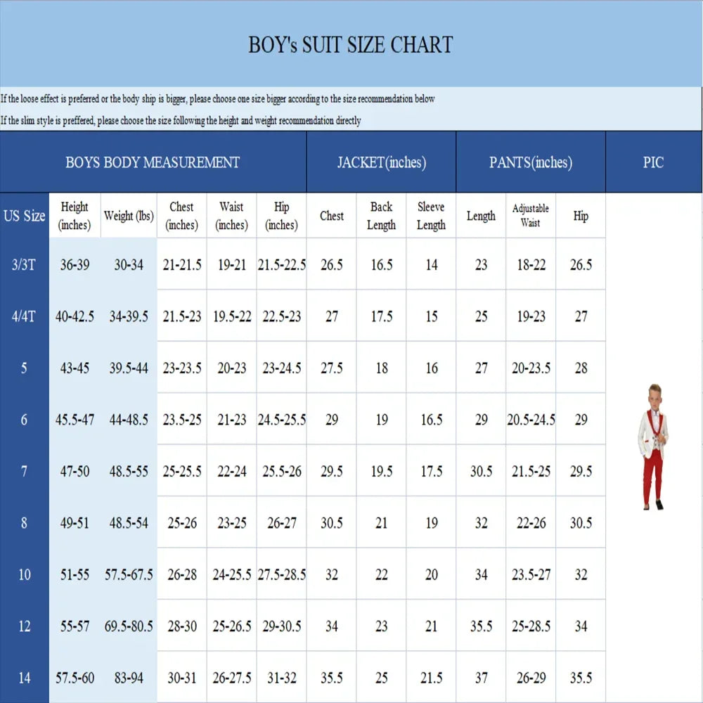 Fast Delivery Boys Slim Fit Suits 4 Pieces Piano Performance Outfit Three Colors Available Comfortable Long Sleeved Suit Set