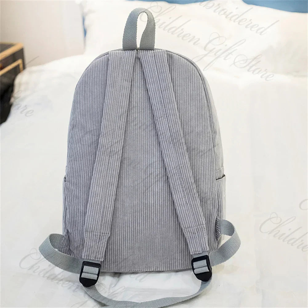 Personalized Children's Schoolbag Baby Stroller Bag Customized Kindergarten Snack Backpacks with Name Solid Color Backpacks