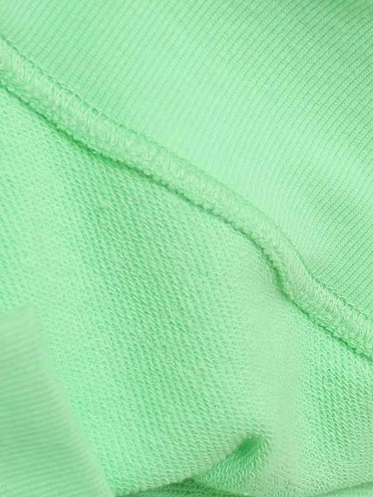 Embroidery Cartoon Print Sweatshirt Women Couple Long Sleeve Pullover Jumper Tops