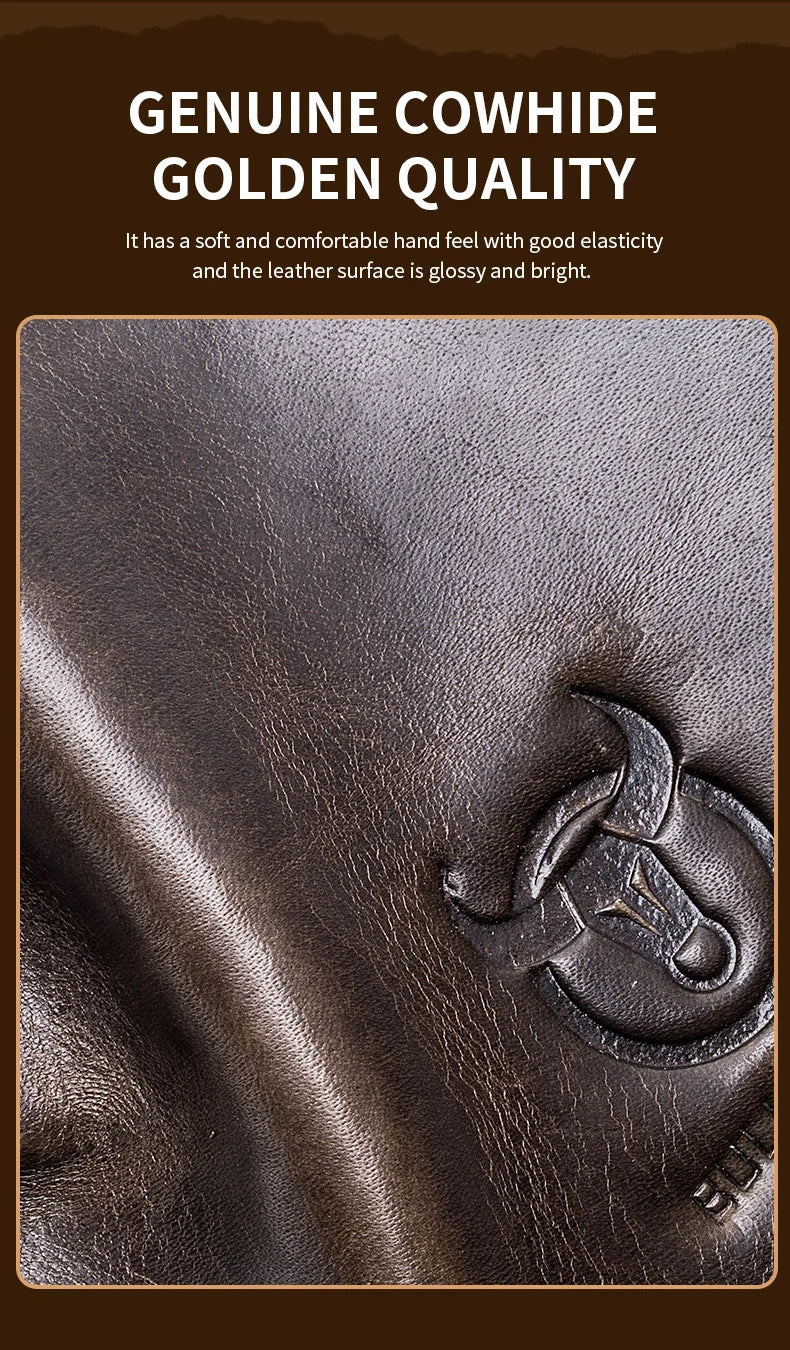 Genuine Leather Men's Crossbody Bag Large Capacity Casual Multifunctional Handbag A Fashion Business Briefcase