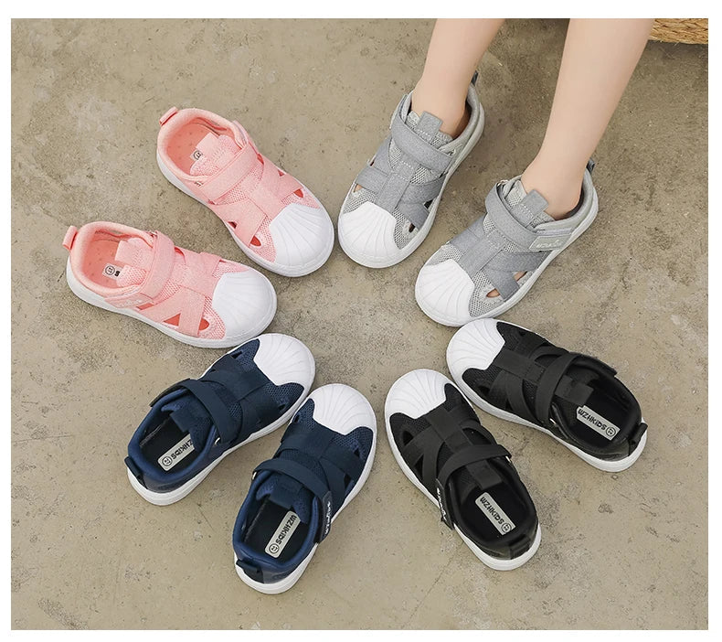 Summer new men's and women's children's sports shoes breathable outdoor sandals children's beach shoes children's