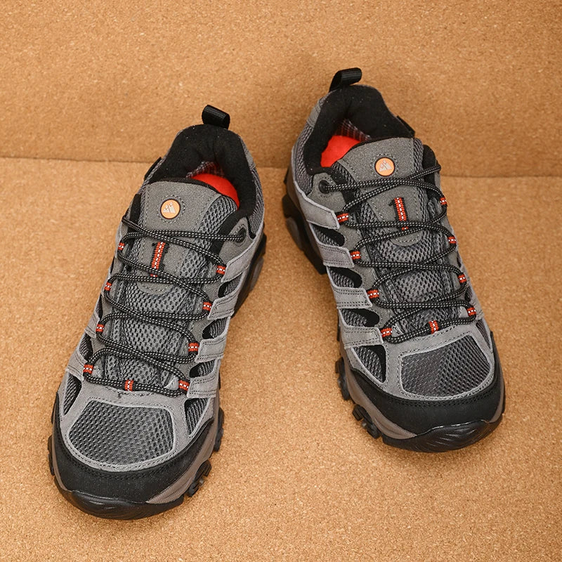 Men Hiking Shoes Designer Climbing Trekking Sneakers for Men Leather Outdoor Sports Work Man Shoes Run Shoes