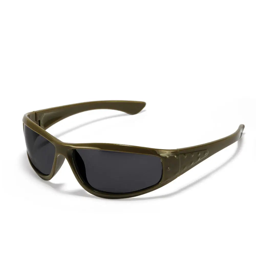 Silver Sunglasses Color Hollowed Out Future Sense Of Technology Hot Girls Net Red Sunglasses Women Sunglasses Trendy Men
