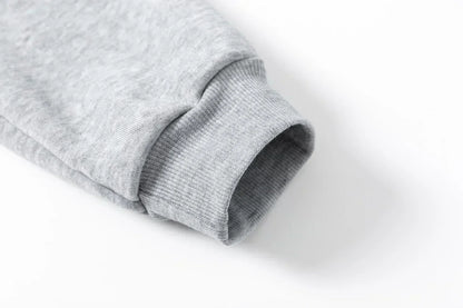 Mens soft comfortable Boston print hooded sweatshirt sweatpants set eco-friendly thin velvet warm autumn winter hoodies