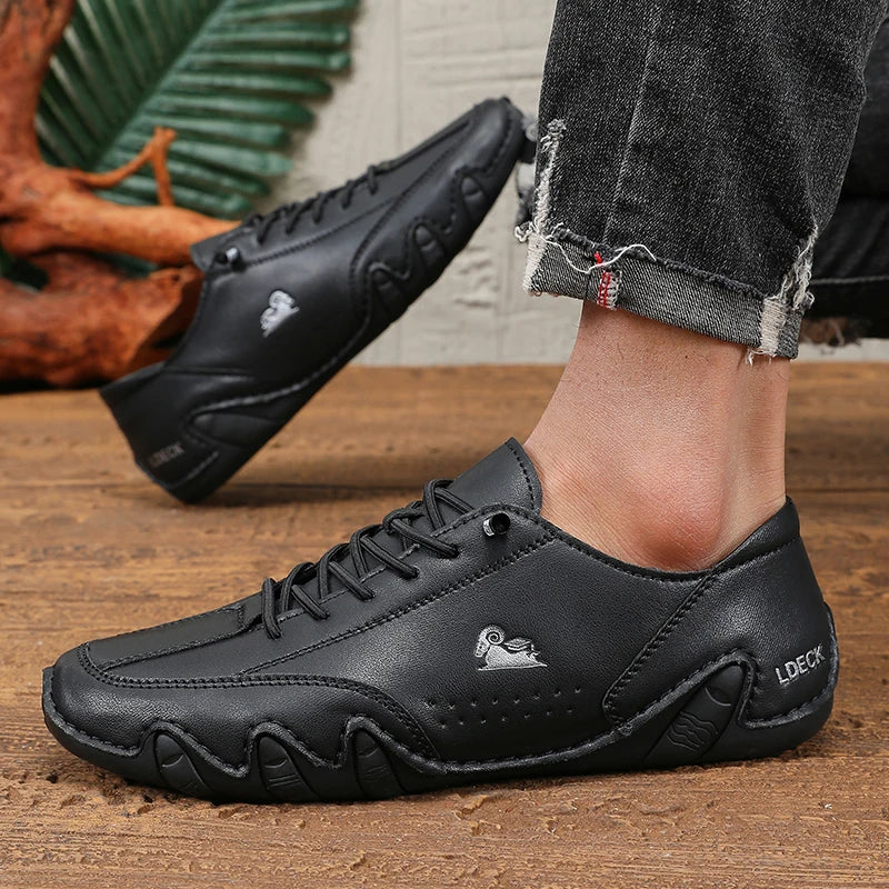 Men's High Quality Oxford Shoes Anti Slip Shoes Classic Fashionable Retro Daily Breathable Lightweight Outdoor Antiskid Shoes