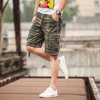 Men's Medium Pants Summer Cotton Comfortable Outdoor Sports Beach Pants
