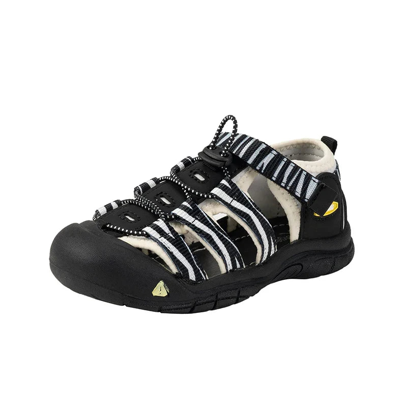 Boys Girls Casual Toes Capped Shoes Soft Sole Kids Sport Sandals Non-slip Children Summer Beach Shoes Classic Pull Rope 2025 New