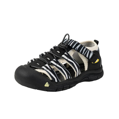 Boys Girls Casual Toes Capped Shoes Soft Sole Kids Sport Sandals Non-slip Children Summer Beach Shoes Classic Pull Rope 2025 New