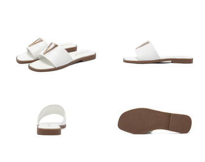 High Quality PU Purses And Sandals Sets Flat Shoes And Bag Set Matching Handbags For Women Slippers Flip Flops Women Shoes