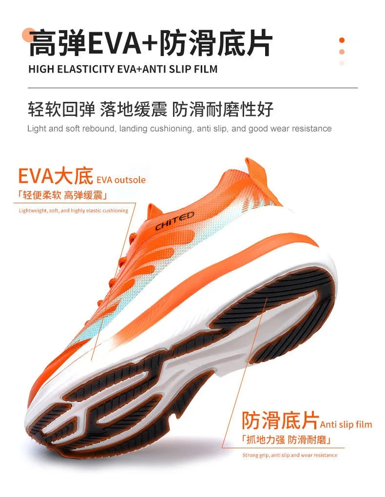 Soft-soled non-slip safety shoes four seasons models men's anti-smash anti-puncture steel head safety shoes new models