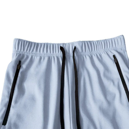 Men's Breathable Athletic Pants: Lightweight Workout Trousers with Zipper Pockets – Multi-Color Activewear for Gym & Casual Use.