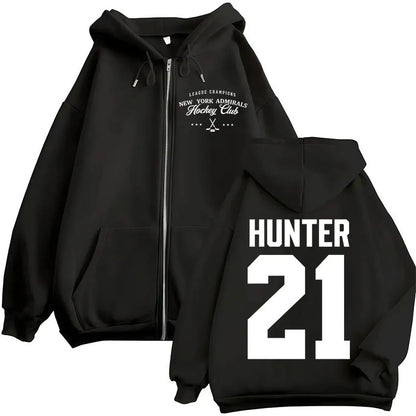 Heated Rivalry Shane Hollander‌ Ilya Rozanov Hollanov 24 81 Merch Zipper Hoodies Men Women Zip Up Sweatshirts Long Sleeve Jacket