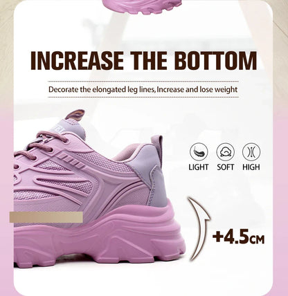 Lace-up Safety Work Shoes For Women Steel Head Boots Female Indestructible Construction Non Slip Platform Work Shoes
