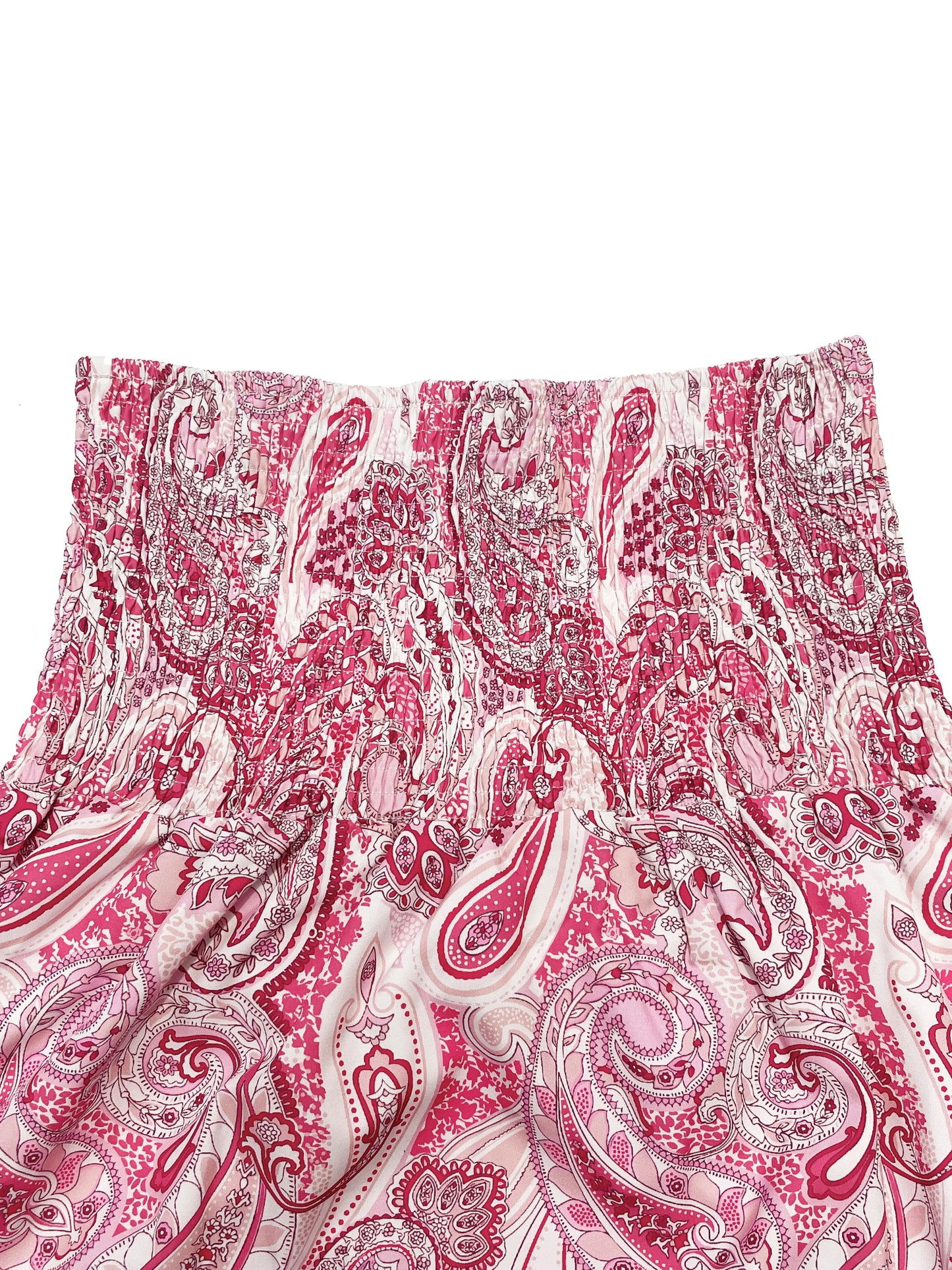Vacation Style Stretchy Waist Long Maxi Skirt - Flowy Beach Skirt with Elastic Waistband