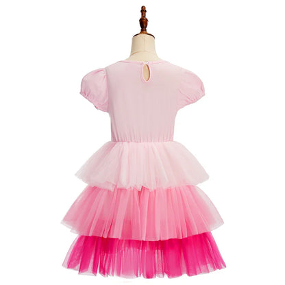 2026 Kids Birthday Party Costume Summer Dresses Child Sleeping Beauty Girls Princess Dress Up Christmas Cute Baby Girl Clothes