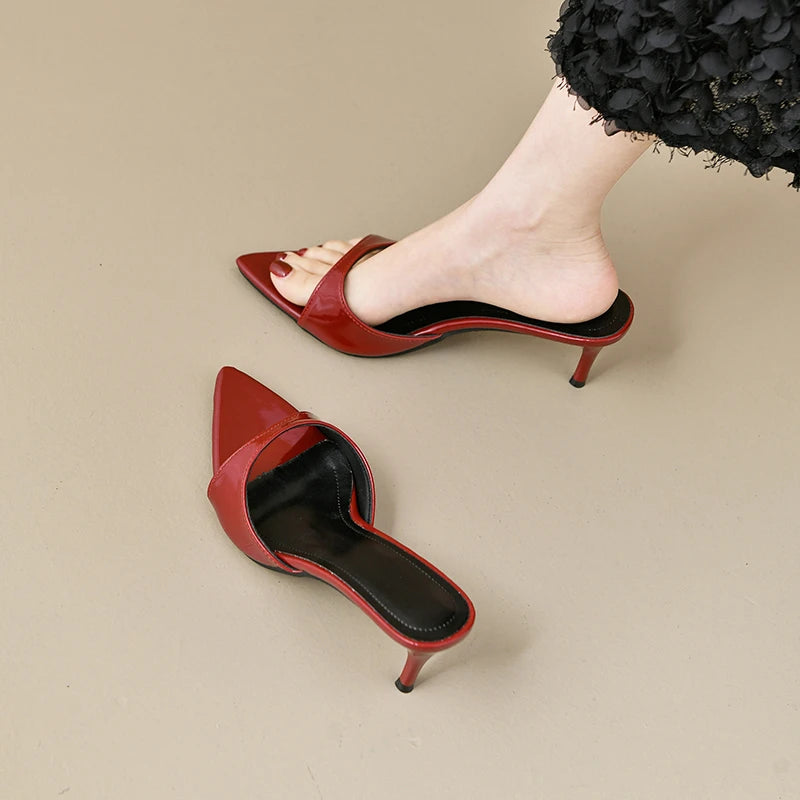Women's High Heels Summer Women Fashion Classic Pointy Open Toe Stiletto Heels Sexy Women's Party Women's Sandals