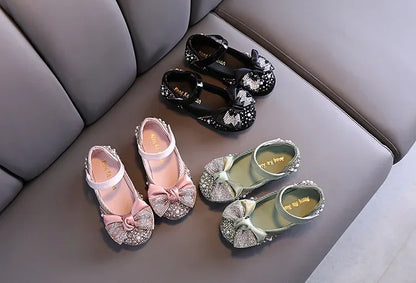 Sandals Toddler Girl Childrens Shoes Pearl Rhinestones Shining Kids Shoes Baby Girls Shoes Girls Thong Sandals