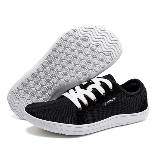 Wide Toe Barefoot Shoes Womens Mens Outdoor Lace Up Running Sneaker Zero Drop Comfortable Casual Shoes